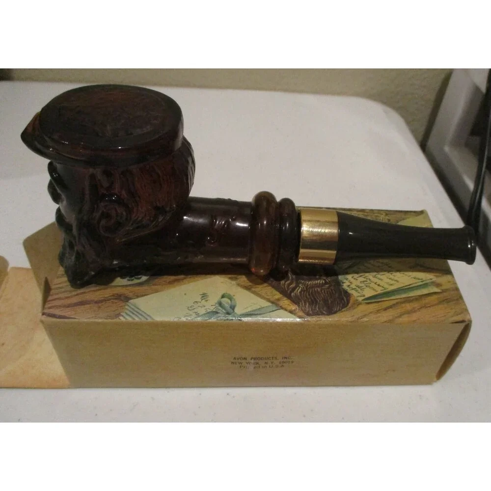 Avon Collector's Pipe Decanter Windjammer Aftershave NEW